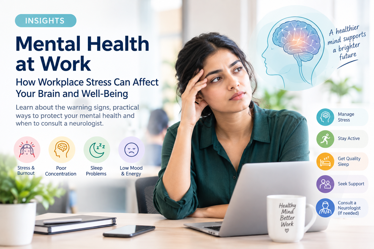 Mental Health at Work: How Workplace Stress Can Affect Your Brain and Well-Being